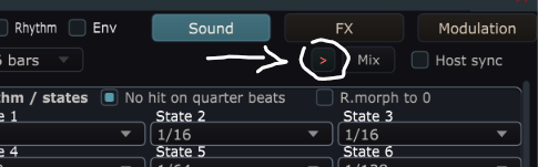Click the expand button to open the activation row