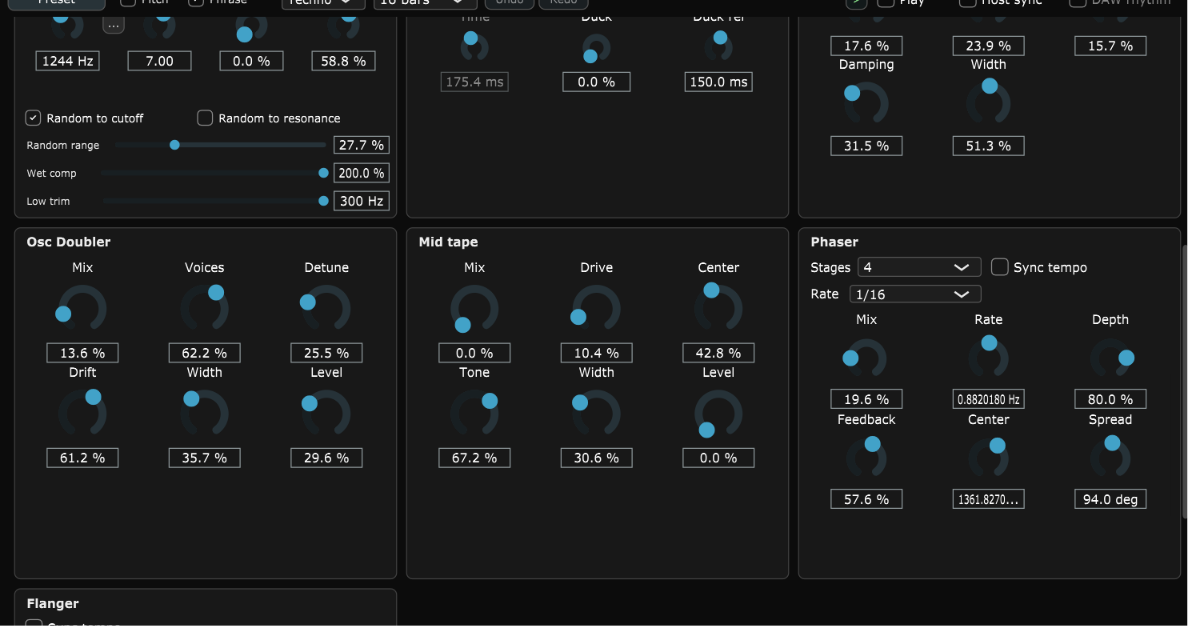SynthMachine interface screenshot