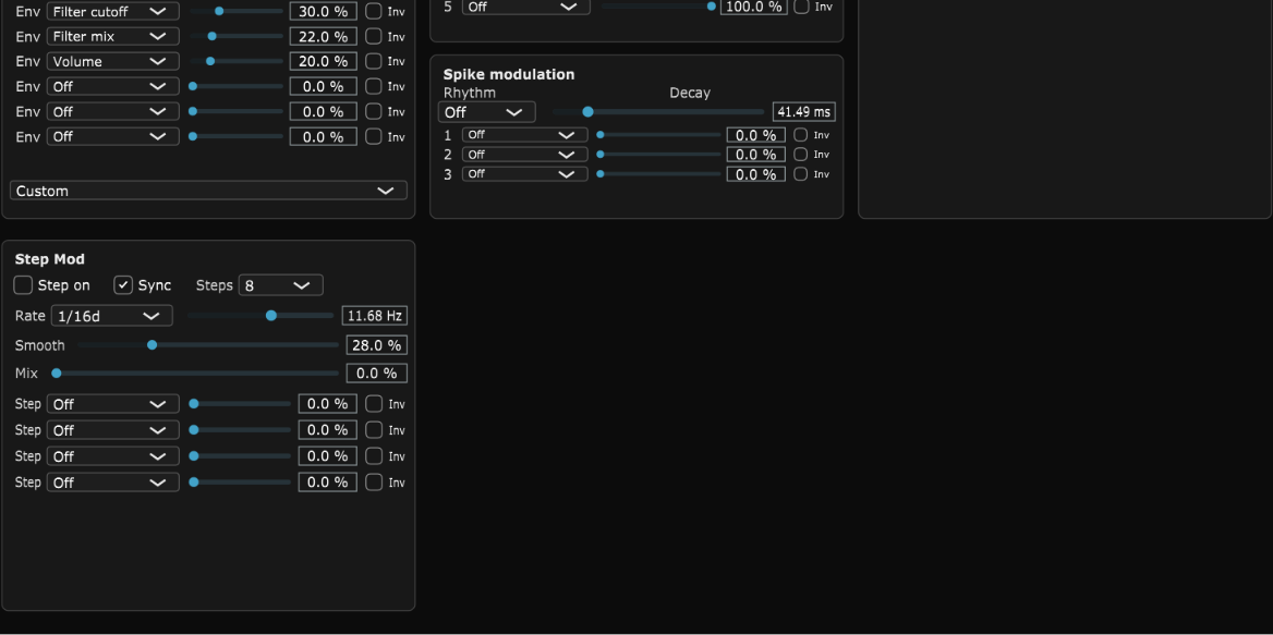 SynthMachine interface screenshot